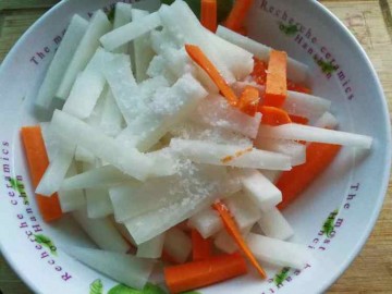 腌蘿卜