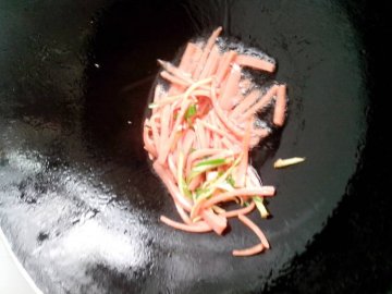 清炒磨芋絲