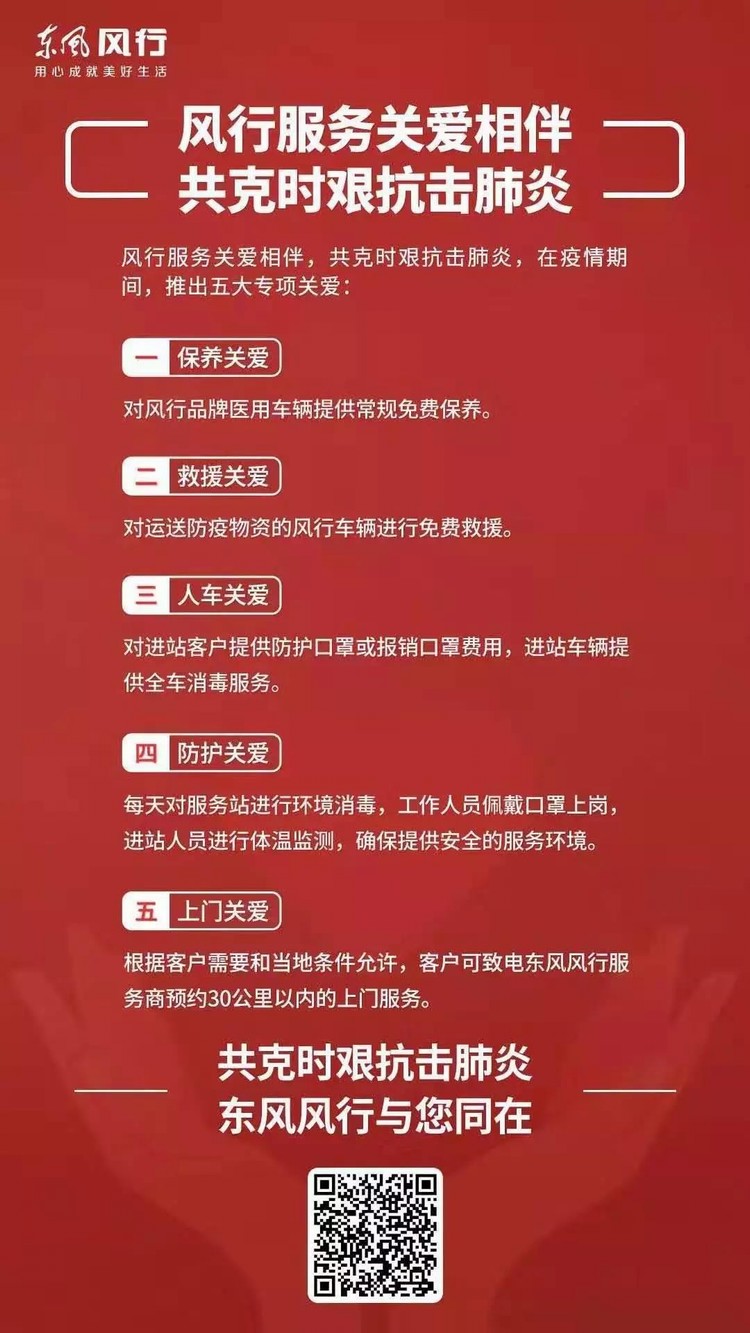 免費(fèi)服務(wù)、專項(xiàng)補(bǔ)貼、醫(yī)護(hù)優(yōu)惠……東風(fēng)旗下品牌紛紛出手！