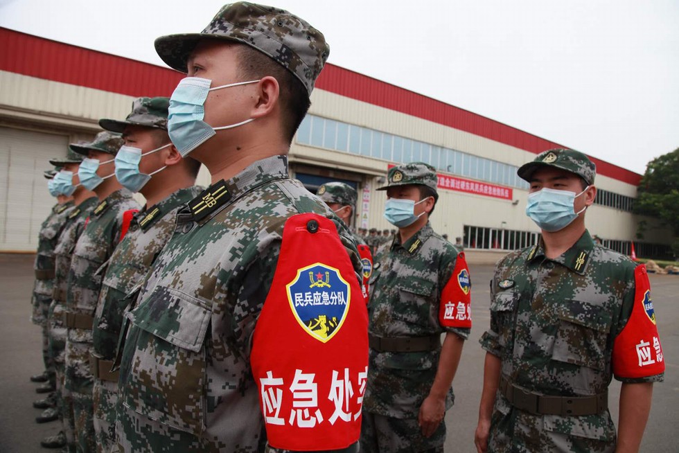 抗洪搶險 東風民兵準備好了