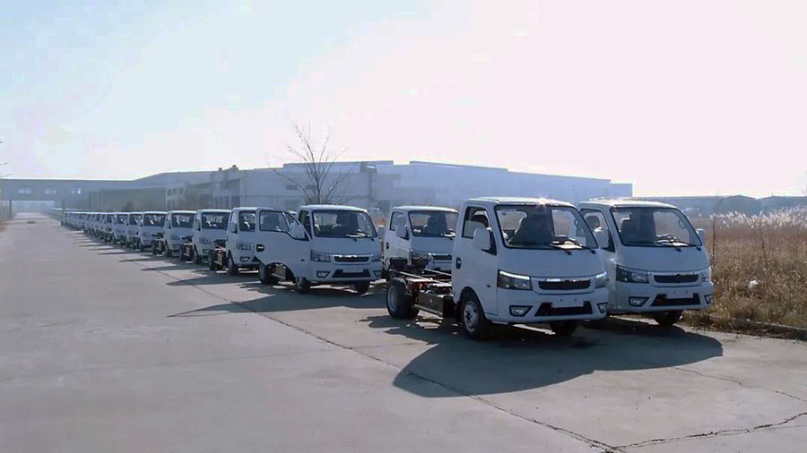 百臺新能源商用車出口韓國