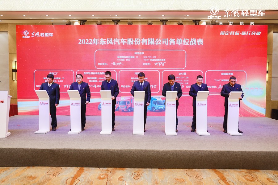 2022，一定要打勝仗！——東風汽車股份2022年工作會召開