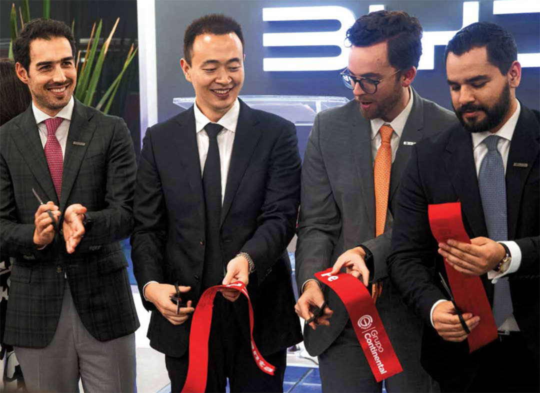 首批全新設(shè)計的比亞迪門店在墨西哥盛大開業(yè)