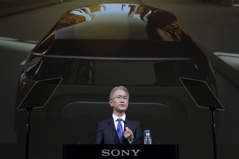索尼發(fā)布原型電動(dòng)汽車Vision-S