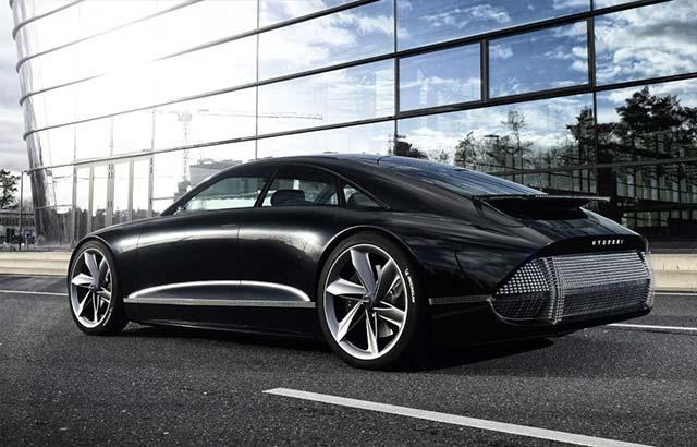 這款名叫“預(yù)言”的概念車揭示了現(xiàn)代汽車未來電動車?yán)砟?></p><p style=