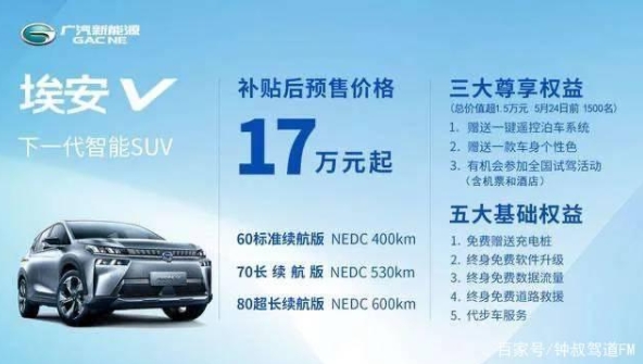 鐘觀｜20萬以內的智能電動汽車選什么好？看看埃安V！