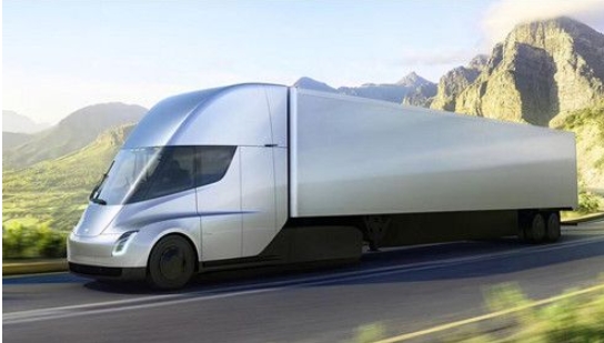 目睹充電后特斯拉新款電動卡車原型車又被目睹參與工廠日常運輸