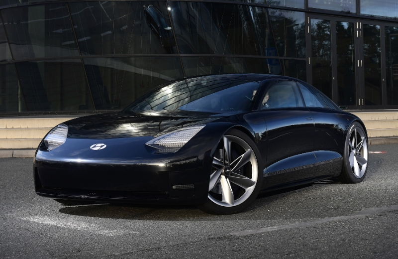 2022年Ioniq5電動(dòng)分頻盤采用45EVConcept的復(fù)古外觀，將于2月首次亮相