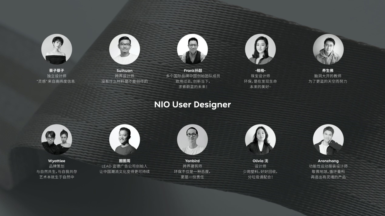 NIOLife發(fā)布汽車循環(huán)時尚標BlueSkyLab正式啟動
