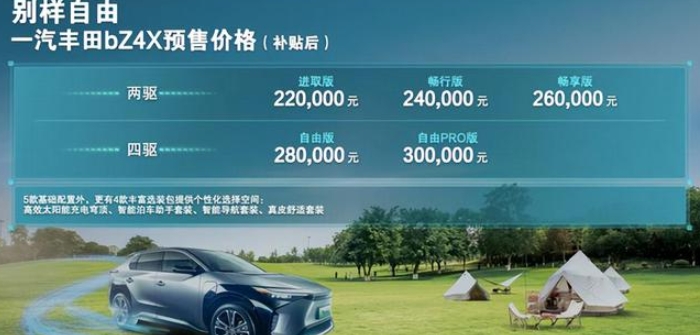 豐田“殺紅眼”首款電動(dòng)車(chē)bZ4X“低價(jià)”搶市場(chǎng)
