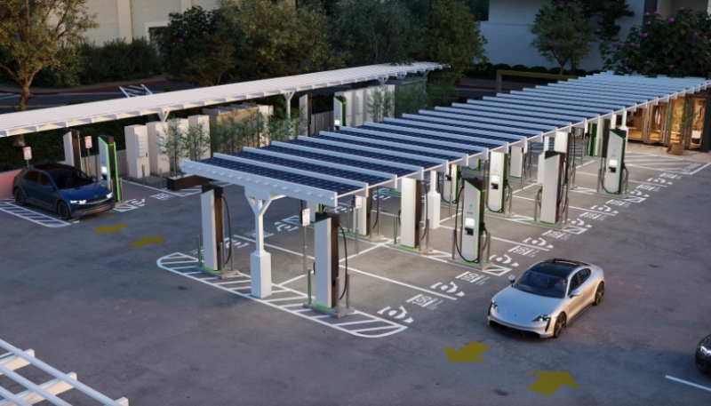 Electrify America 高檔充電概念 為大多數電動汽車提供電網能源:研究人員尋求數學建模