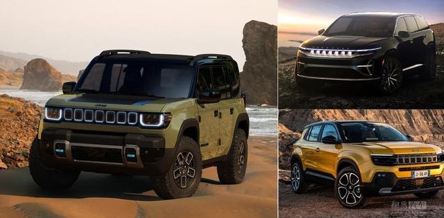 Jeep四款純電動SUV將發布10月首款車型亮相