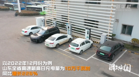 瞰中國｜山東青島：國網充電站為電動汽車出行保駕護航