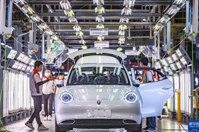 中企在泰下線首款本土化生產純電動車