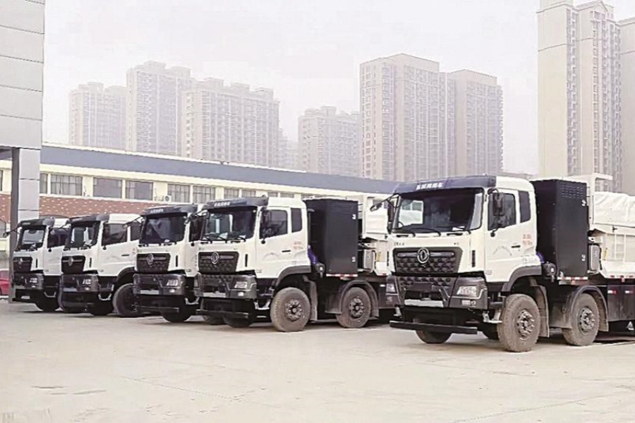 東風天龍KC 氫燃料車批量交付
