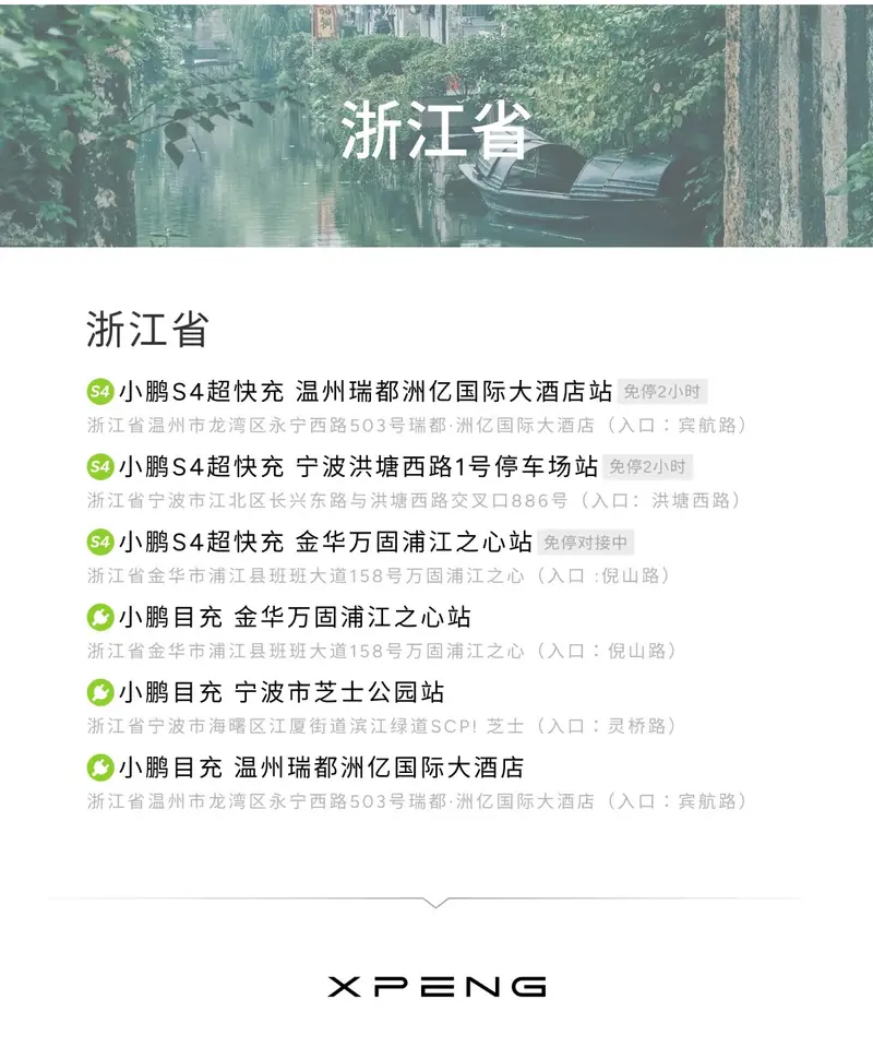 小鵬充電網絡新增50座自營站全國已布局自營站超1880個