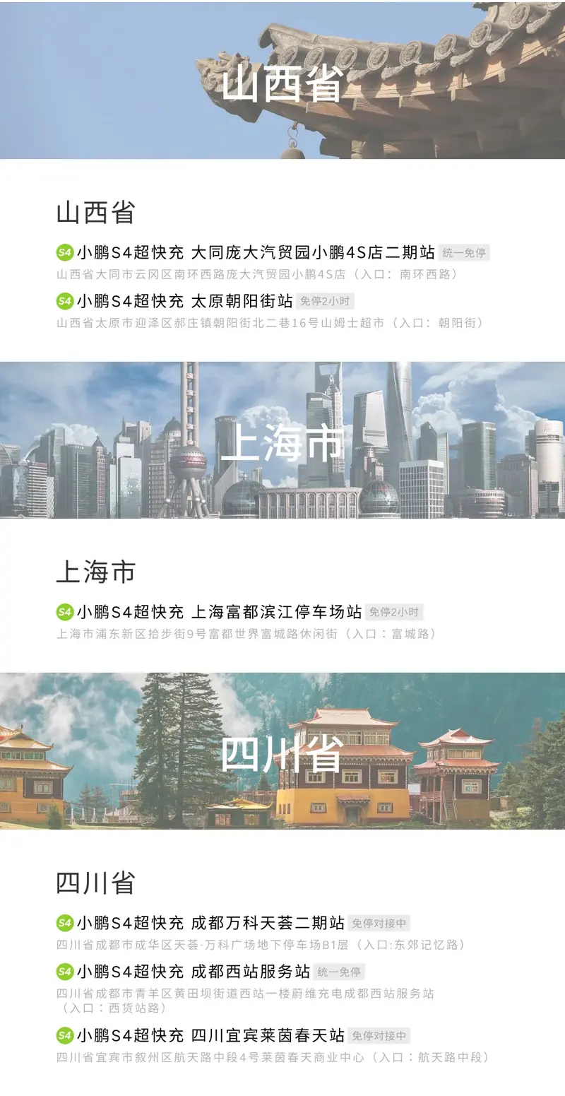 小鵬充電網絡新增50座自營站全國已布局自營站超1880個
