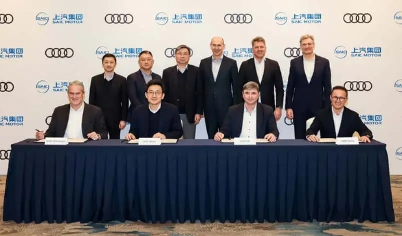 奧迪與上汽開發中國電動汽車新平臺