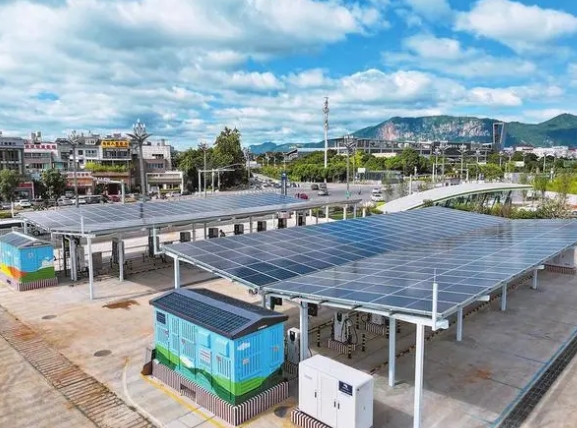 全省首座電動汽車“光儲充放換”綜合能源站投運