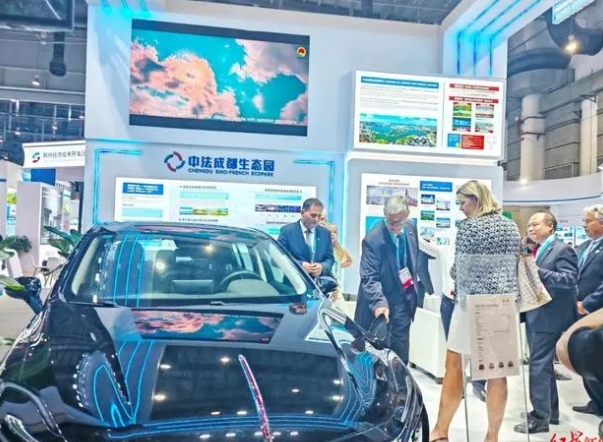 帶上“成都造”新能源汽車，中法成都生態(tài)園首次亮相投洽會(huì)