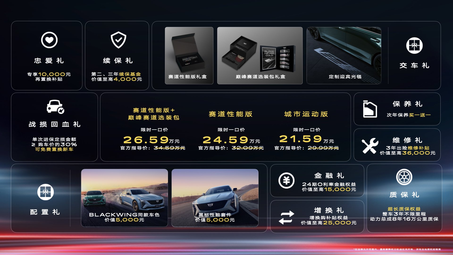凱迪拉克全新CT5限時一口價21.59萬起