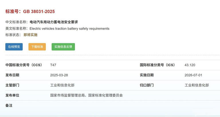 買電車等明年？史上最嚴電池標準明年7月執行！